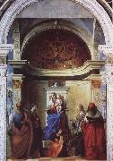 Giovanni Bellini Saint Zaccaria Altarpiece Spain oil painting artist